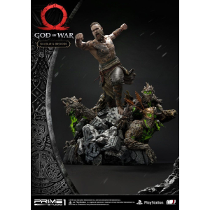 God of War (2018) Statue Baldur & Broods 62 cm